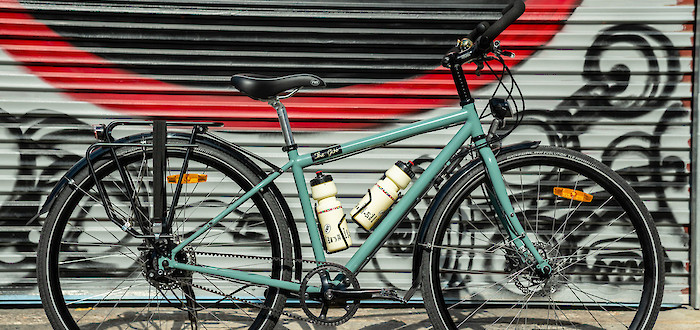 Vivente The Gibb bike with a custom paint job