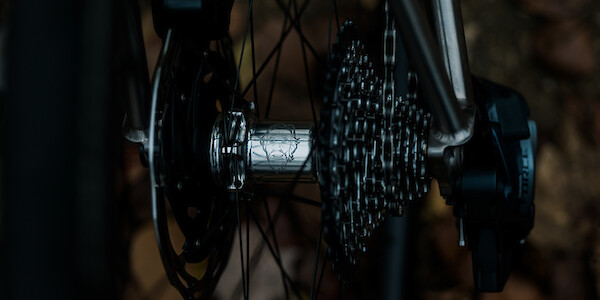 Tune Princess ULImited hub, limited edition, laced into a hand-built carbon bicycle wheel