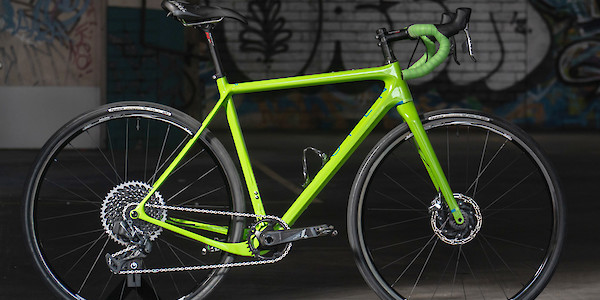 Open Cycles UP custom build in lime green