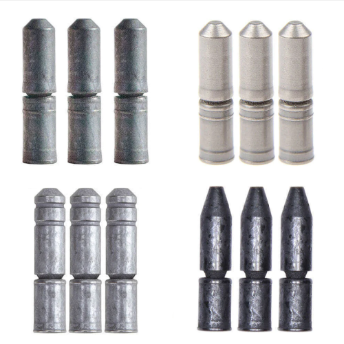 Different styles of chain joiner pins.